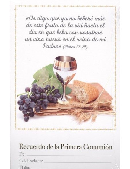 LAMINA RECUERDO 1ª COMUNION Mod5